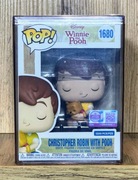 Funko POP Christopher Robin With Pooh 1680 Disney LE 1200 PCS Hards Stack