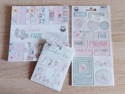 P13 bloczek 15x15 Have fun + tagi + naklejki kartonikowe (dla nastolatki)