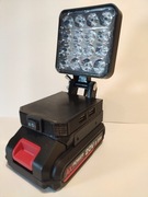 Adapter baterii FERM Ax Power 20 USB QC3.0 Powerbank Lampa regulowana 12W