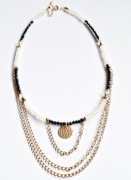 Naszyjnik choker kamienie naturalne spinel Kwarc jadeit