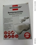 Czujnik ruchu Brennenstuhl PIR 240 stopni IP44 biały