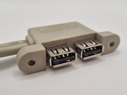 Podwójny panel USB 2.0 do płyty głównej 2x USB A, 9-pin