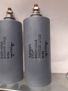 Cewka wysokoprądowa filtr kondensator 2x1 mF 440V-100A POTEŻNA POJEMNOŚĆ !!