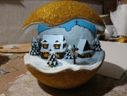 Lampka nocna regionalna - rękodzieło ZAKOPANE