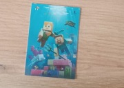 Karta środkowa Minecraft Update Aquatic 2020 Panini