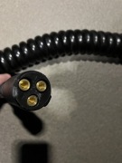 Przewód kabel spiralny CLANG 3 Pin zasilania ładowania wózka windy naczepy 