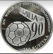 Malediwy 250 rufiyaa 1990, Ag proof