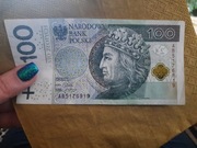 Kolekcjonerskie 100 zł "AB" AB5176919
