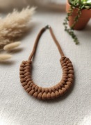 Naszyjnik Boho z bawełnianego sznurka