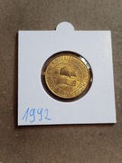 Moneta Włochy 200 lirów 1992