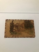 Unikatowa pocztówka skórzana USA