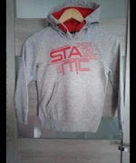 Szara bluza z kapturem George 116/122 – stan bardzo dobry