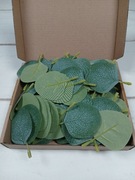 Liście eukaliptusa sztuczne dekoracyjne zielone do aranżacji DIY