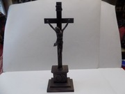 Stary, żeliwny krzyż xix wiek 