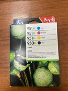 Zestaw 4x org. tusze HP 950XL + 951XL