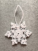 Ozdoby choinkowe na szydełku gwiazdki