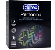 Prezerwatywy DUREX PERFORMA - opóżniające wytrysk 3 szt