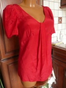 bluzka jedwab Warehouse 38/40 bordowa