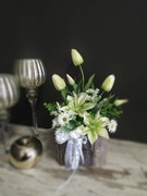 Nowoczesny stroik wielkanocny