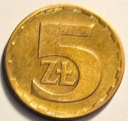Moneta 5 zł 1977 r.