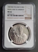 10.000 złotych 1987 r. NGC MS 66