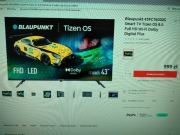 Nowy Smart TV 43 cale Blaupunkt 6000s  (system Samsunga)