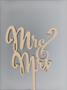 Topper Mr & Mrs dekoracja tortu 