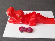 Hot Wheels tor rozbudowy wyrzutnia dinozaur T-Rex + autko