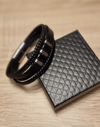 Bransoletka skórzana