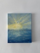 Obraz morze, słońce