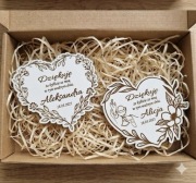 Magnesy Podziękowania dla Gości Komunia Święta - Biały HDF-Personalizowane