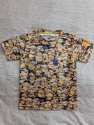 Żółta bluzka sportowa w Minionki Minions M ok. 128 - 134 jak nowa