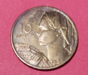 Moneta Jugosławia 10 dinarów 1955