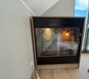 Duże terrarium dla jaszczurki 