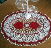 Bieżnik świąteczny  "Ananasowy"- Boże Narodzenie