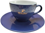 Filiżanka Tchibo Exclusive z podstawką - granatowa