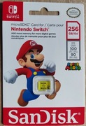 SanDisk 256 GB microSDXC Nintendo Switch Super Mario - nowa, oficjalna