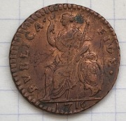 #3989 Szwecja 1 daler 1716 Wiara Ludu piękna 