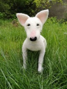 Figurka psa rasy Bulterier