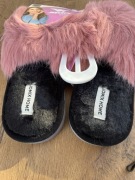 Puchate futerko kapcie papcie klapki miękkie rozmiar 36