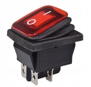 Przełącznik Kołyskowy Duży 230V Czerwony KCD2 (9)