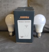 Żarówka LED E27 z czujnikiem ruchu i zmierzchu 2 sztuki 