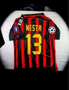 M) NESTA 13 AC MILAN 06/07 LIGA MISTRZÓW RETRO KOSZULKA NOWA KOLEKCJONERSKA