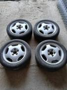 Felgi aluminiowe 5x112 + opony letnie 2022r