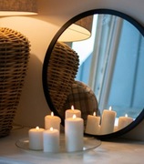 Lustro ZENIDA czarne, średnica 60cm, NOWE