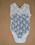 2 ^ atmosphere Vintage seksowne cienkie koronkowe body S/M