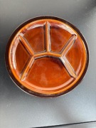 Talerz na przekąski porcelit Pruszków 