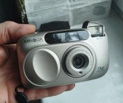 Aparat Minolta 75W riva zoom , piękny stan, sprawny, klisza wewnątrz.