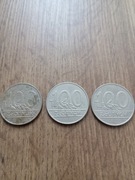 Moneta 100zł 1990r. - 3 sztuki