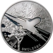 Moneta 20 zł kolekcjonerska Smoleńsk 2011 rok